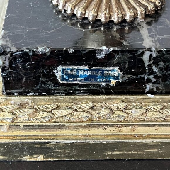 Hollywood Regency Candelabra // Five Arms // Marble Base Made in Italy // Dilly - Picture 5 of 7